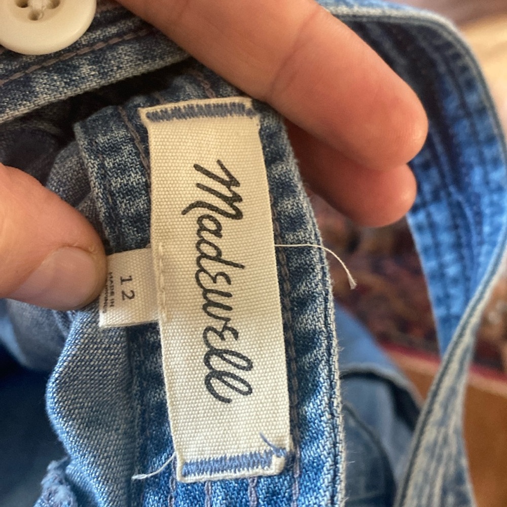 Jean dress madewell